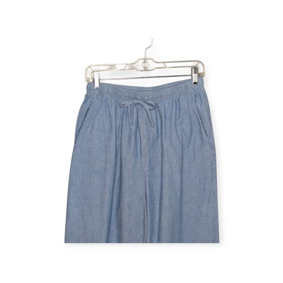 Cabin Creek Women's Lightweight Denim Casual Crop Pants w/Elastic Waist Size 18 - Picture 2 of 13